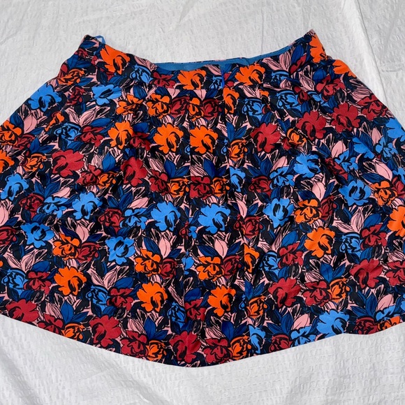 Floral Print Women's Skirt - Multicolor - Picture 1 of 5